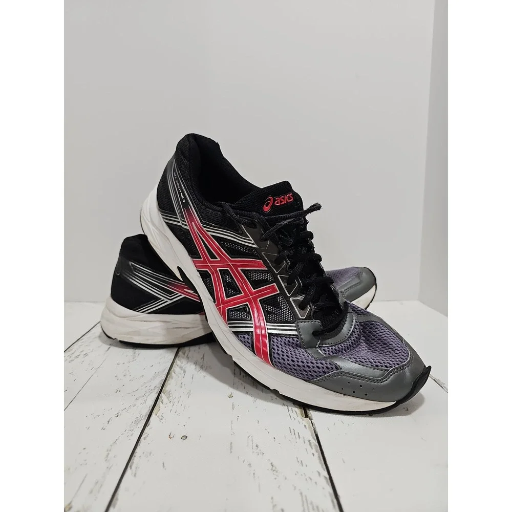 Asics Mens Gel Contend 4 RunningShoe Size 13 Gray And Red